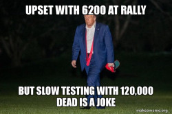 Trump upset rally