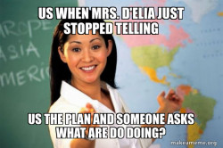 Unhelpful High School Teacher