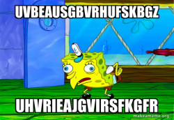 Mocking SpongeBob