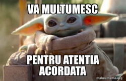 Baby Yoda looking at you