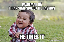 Evil, scheming toddler