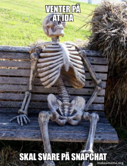 Waiting Skeleton