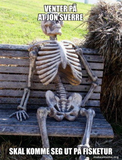 Waiting Skeleton