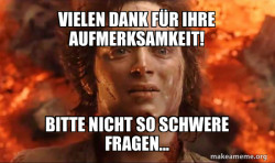 Frodo it's over it's done