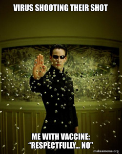 Neo Stopping Bullets