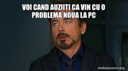 Tony Stark Eye Roll