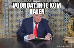 Donald Trump Writing Speech