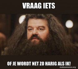 Hagrid - I should not have said that