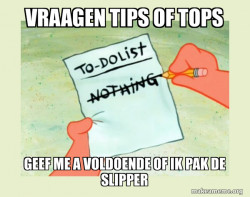 To Do List - Nothing