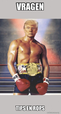 Trump on Rocky's Body