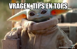 Baby Yoda looking at you