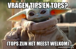 Baby Yoda looking at you