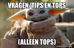 Baby Yoda looking at you