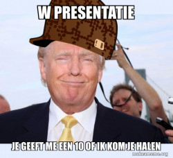 Scumbag Donald Trump