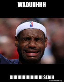 Lebron Crying