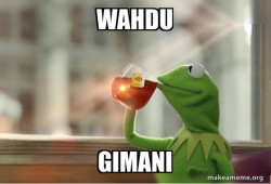 Kermit Drinking Tea