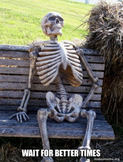 Waiting Skeleton