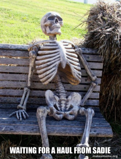Waiting Skeleton