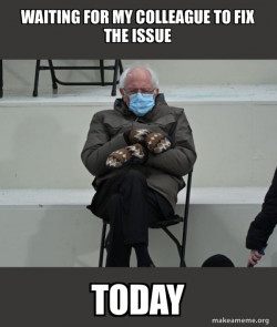 Bernie Sanders at the Inauguration