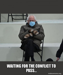 Bernie Sanders at the Inauguration
