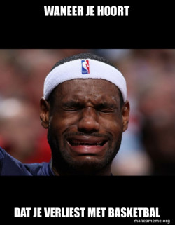 Lebron Crying