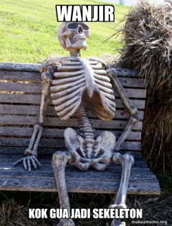 Waiting Skeleton