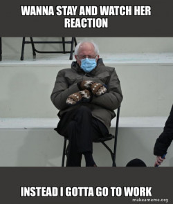 Bernie Sanders at the Inauguration