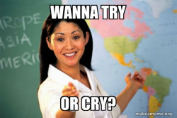 Unhelpful High School Teacher