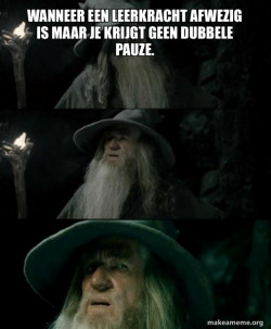 Confused Gandalf