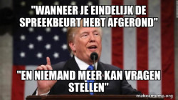 Einde van Stefs spreekbeurt