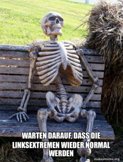 Waiting Skeleton