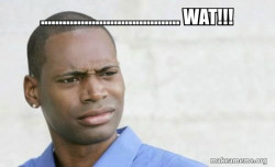 Confused Black Man
