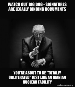 It's important to uphold legally binding documents.