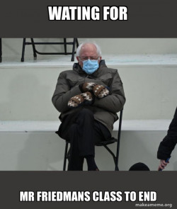 Bernie Sanders at the Inauguration