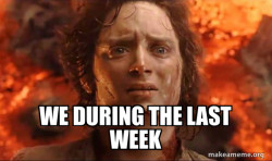Frodo it's over it's done