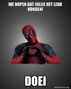 Deadpool Heart Hands