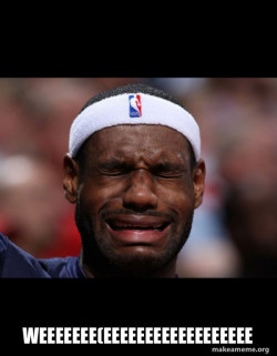 Lebron Crying