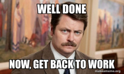 Ron Swanson : I am a Simple Man