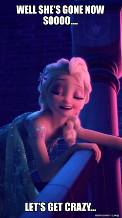 Drunk Elsa