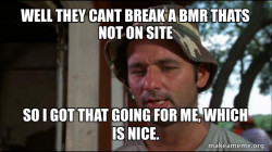 Bill Murry Caddyshack (So I got that going for me)