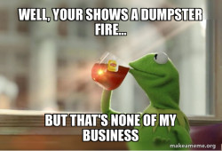 Kermit Drinking Tea
