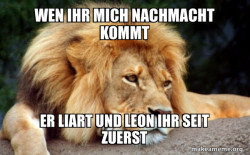 Confession Lion
