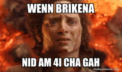 Frodo it's over it's done