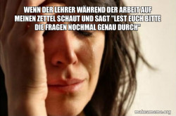 First World Problems