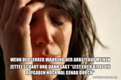 First World Problems