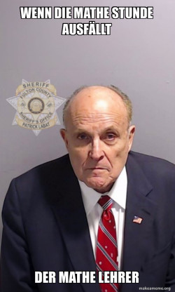 Rudy Giuliani Mugshot