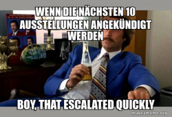Ron Burgundy - boy that escalated quickly