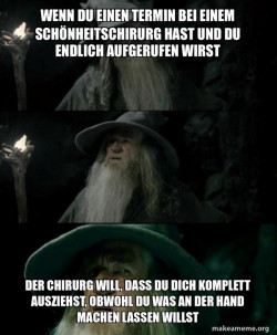 Confused Gandalf