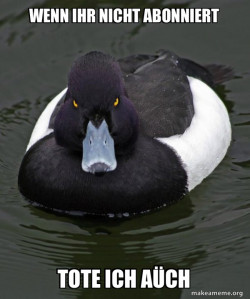 Revenge Duck ( Angry Advice Duck )
