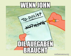 To Do List - Nothing